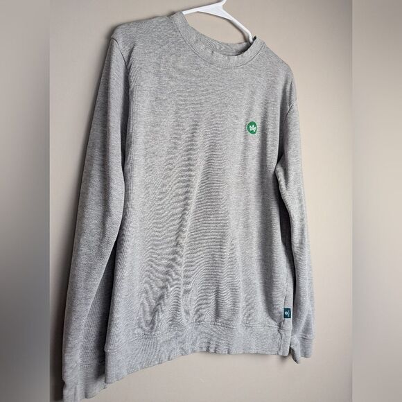 Kronstradt regular fit crew neck sweatshirt sweater grey logo small - Picture 7 of 8